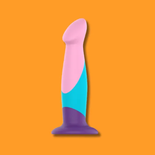 Dildo flexible con distintas formas y texturas Dildo de silicona con forma realista y colores vibrantes