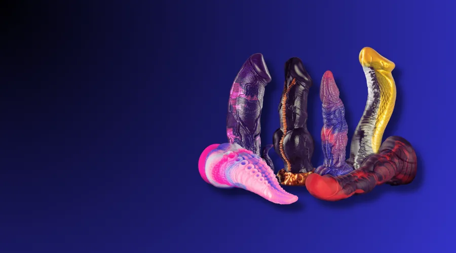 Dildos realistas de colores inspirados en la mitología griega colección Cybersilicock Dildos Realistas Cybersilicock